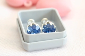 ABRI1169 Aros abridores cubic roseta grande CELESTE