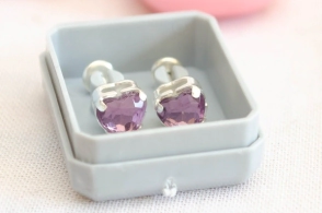 ABRI1170 Aros abridores corazon cubic VIOLETA