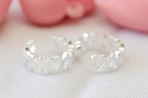 L-AR0932 Aros CUFF par corazones