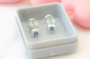ABRI1156 Aros abridores CORAZON CUBIC centro CELESTE