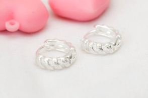 L-AR0969 Aros cubanos calado brillante