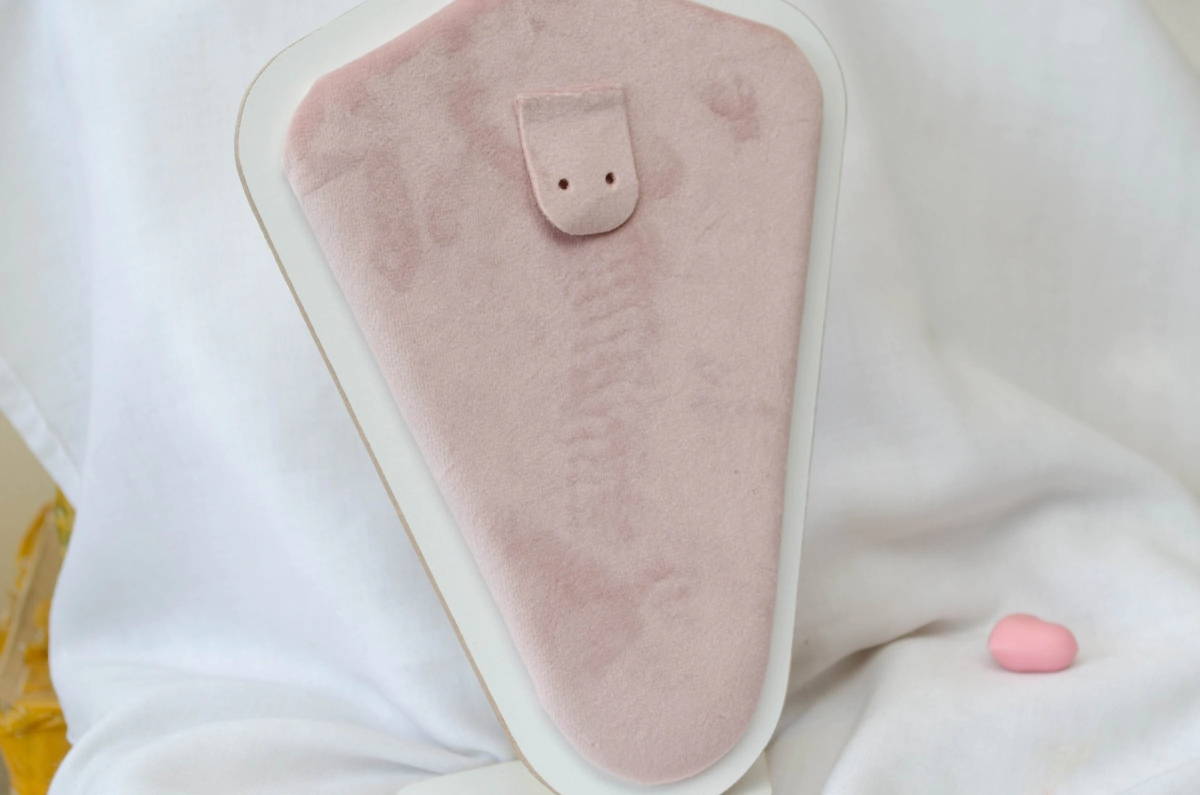 CUELLO ROSA TERCIOPELO 