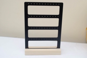 EXHIBIDOR AROS NEGRO 24 PARES