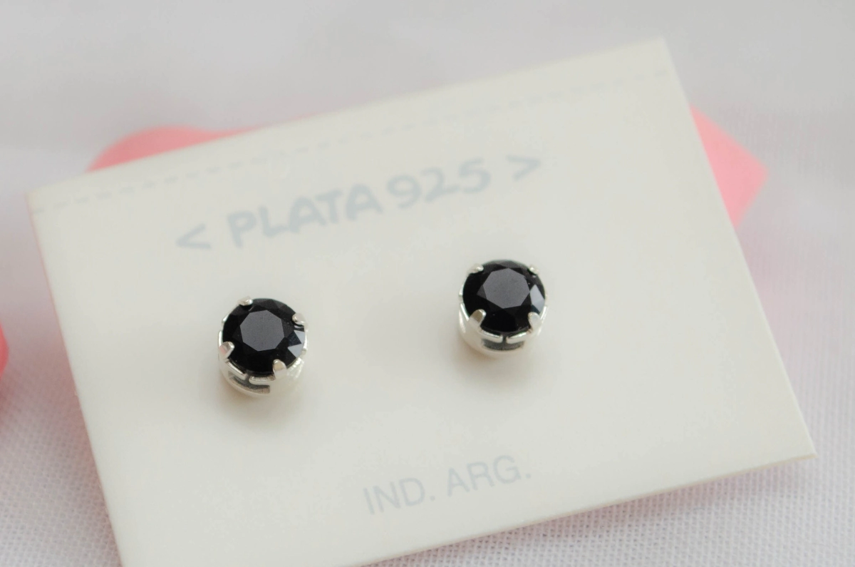 L-AR0764 Aros cubic circulos NEGRO