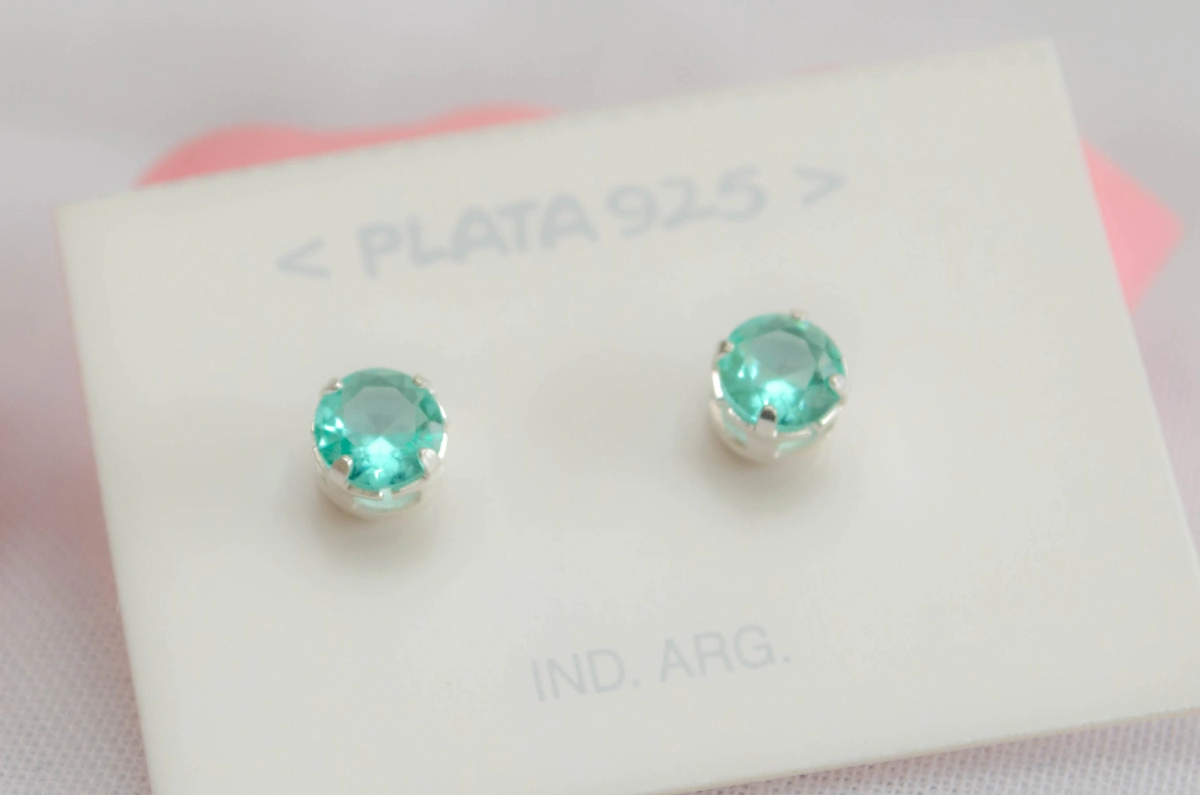 L-AR0764 Aros cubic circulos TURQUESA