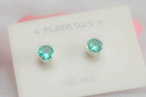 L-AR0764 Aros cubic circulos TURQUESA