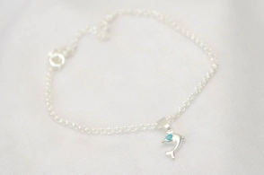 L-TO0100 Tobillera con dije delfín