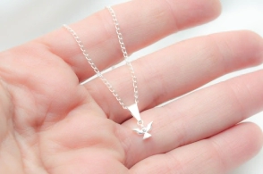 L-CA0256 Cadena 40cm+espíritu Santo con cubic