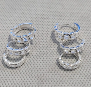 L-TRI0021 Trio argollas círculos enlazados 