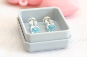 ABRI1171 Aros abridores corazon calado cubic CELESTE