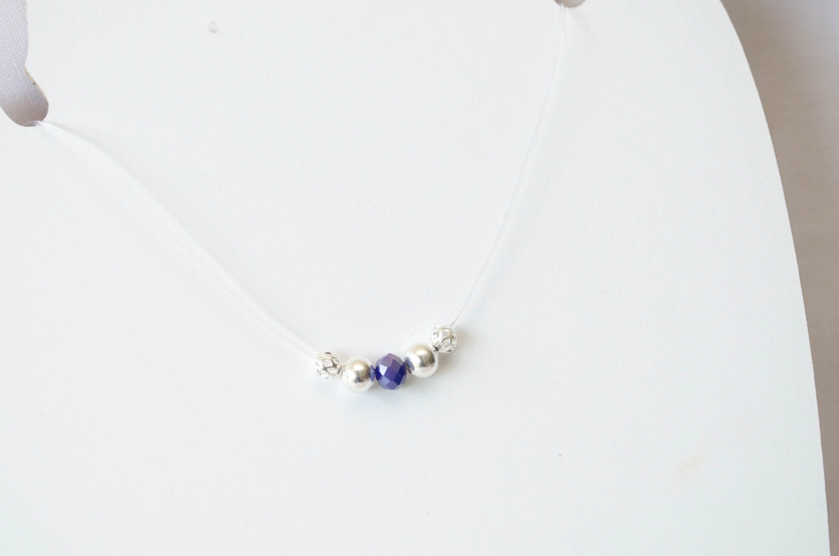 L-CA0263 Tanza con bolitas TUBOS AZUL