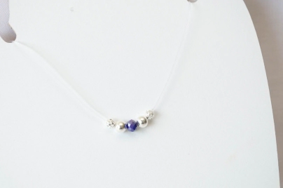 L-CA0263 Tanza con bolitas TUBOS AZUL