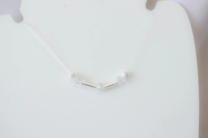 L-CA0263 Tanza con bolitas TUBOS TRANSPARENTE