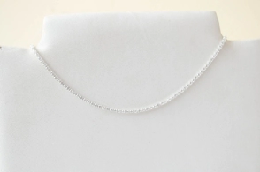 L-CA0266 Cadena cubics cuadraditos 40cm