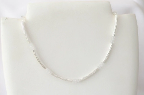 L-CA0241 Colgante cristales y tubo TRANSPARENTE