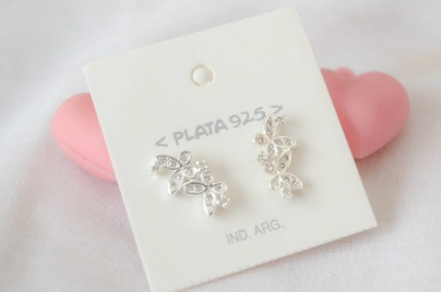 L-AR0972 Aros 2 mariposas cubics