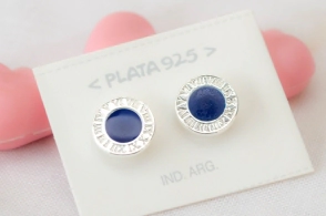 L-AR0983 Aros tipo bulg 10 mm AZUL