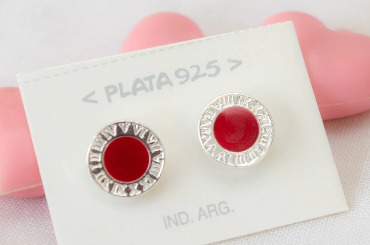 L-AR0983 Aros tipo bulg 10 mm ROJO