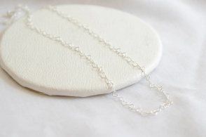 L-CA0114 Cadena 50 cm corazones 