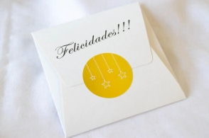 FF-0005 Sobre Cadena box 45cm+corazon 3 cubics