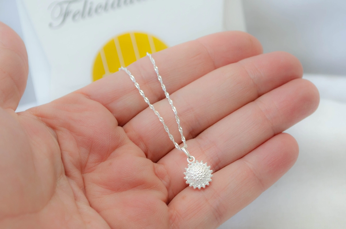 FF-0015 Sobre especial cadena 45+dije sol brillante