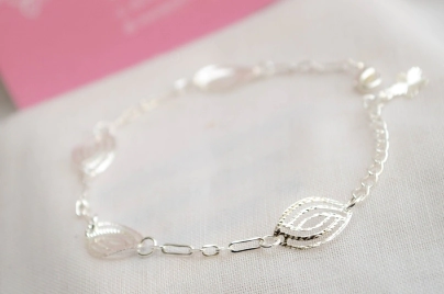 FF-0079 Pulsera forma hojas