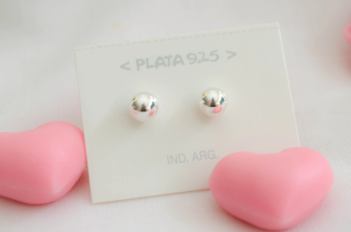 L-AR0382 Aros bolitas 6mm