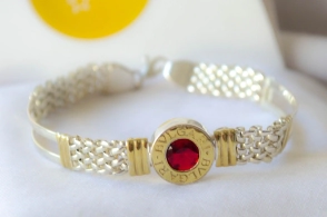 FF-0134 SOBRE Pulsera PAYASON CENTRO CUBIC ROJO