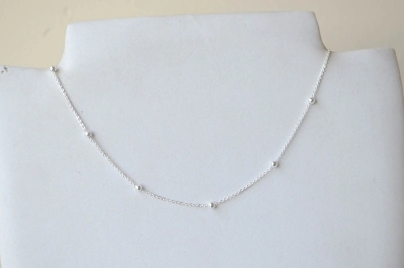 L-CA0311 Cadena con bolitas 45cm