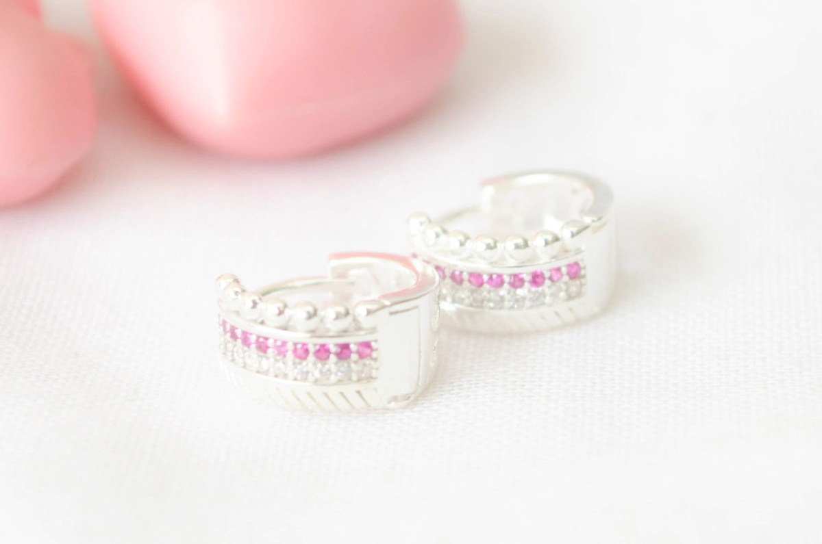 L-AR1042 Aros huggies fucsia