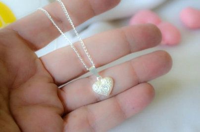 L-CA0304 Cadena 40cm+dije coraz&oacute;n con cubic