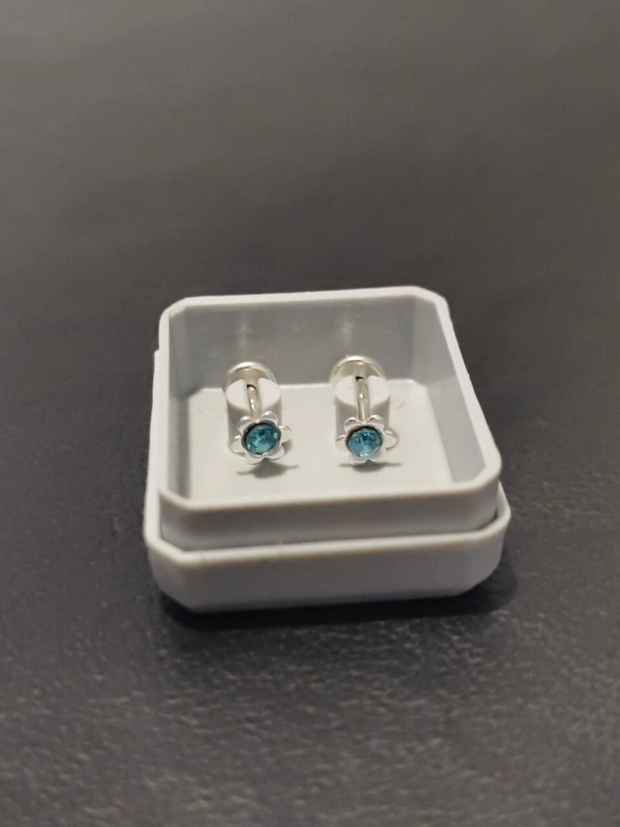 ABRI1030 Aros abridores flor cubic CELESTE