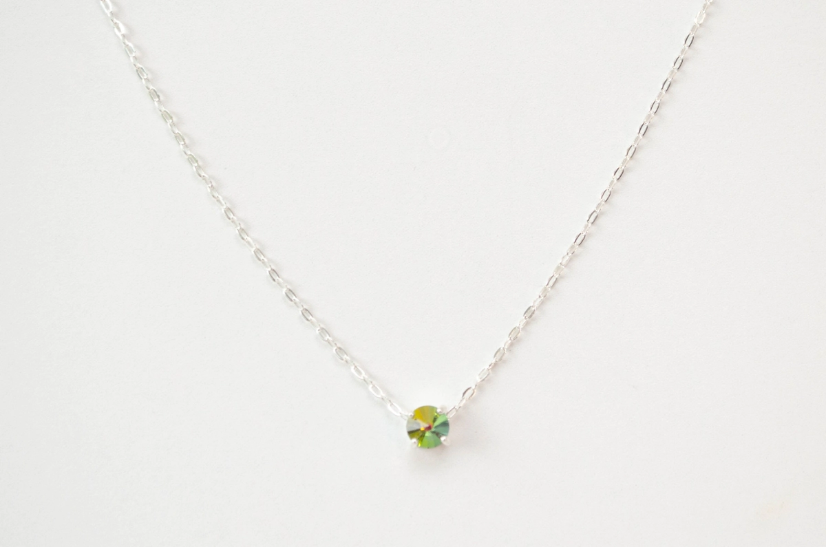 L-CA0338 Cadena 45 cm + susano VERDE