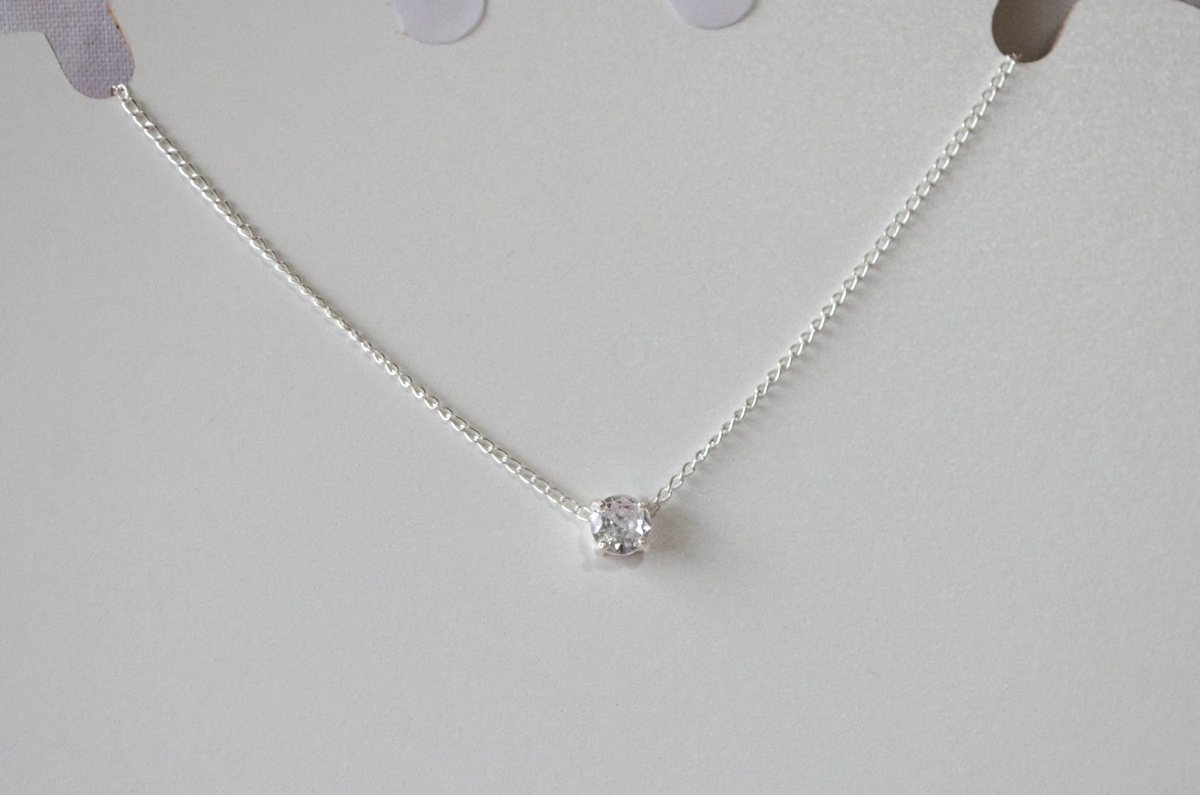 L-CA0338 Cadena 45 cm + susano TRANSPARENTE