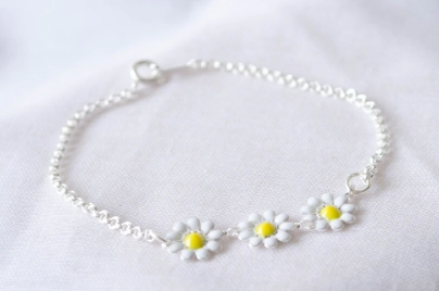 L-PU0147 Pulsera 3 margaritas