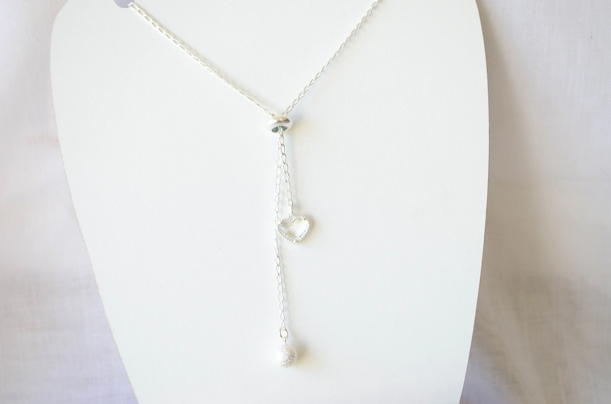 L-CA0340 Corbatero 80 cm bolita arenada coraz�n cubic