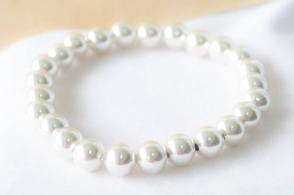 L-PU0155 Pulsera elastizada bolas 8mm