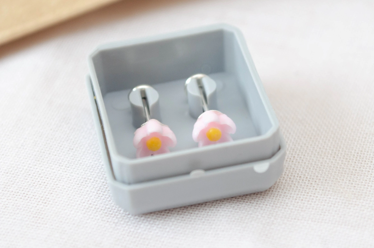 ABRI1505 Aros abridores flor relieve ROSA