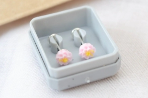 ABRI1509 Aros abridores flor relieve ROSA