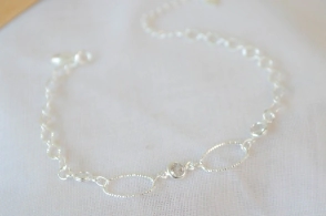 L-PU0158 Pulsera ovalos cubics centro