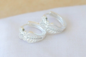 L-ARB0002 Aros huggies brillo mariposas