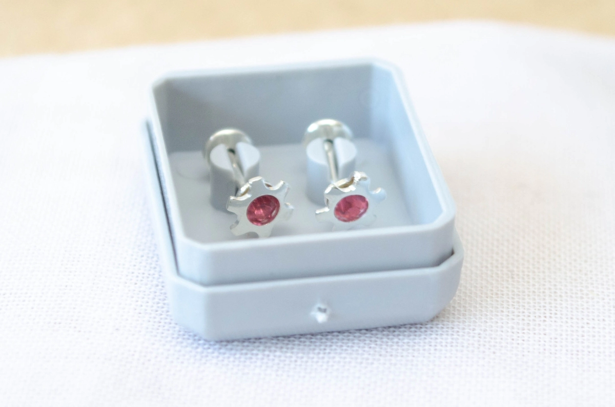 ABRI1516 Aros abridores roseta cubic ROJO