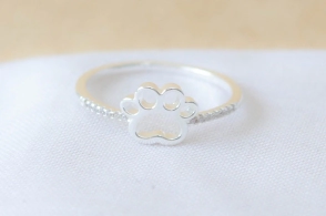 L-AN0173 Anillo huellita 