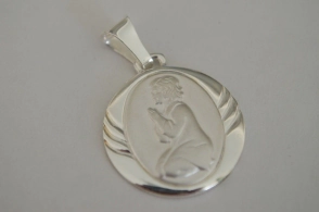 *Dije medalla maciza niño Jesús - 2.3cm