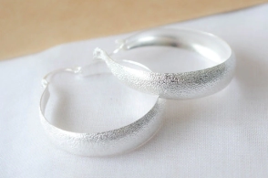 L-AR0231 Aros argollas brillantes 3.3cm