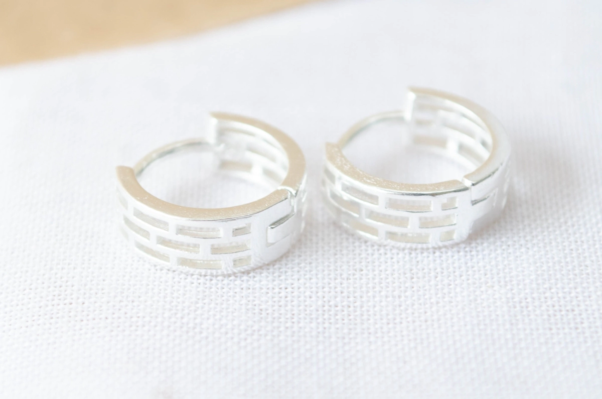 L-ARC0022 Aros cubanos rectangulos calados