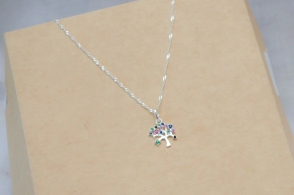 CA0009 Cadena 45+ arbol vida multicolor