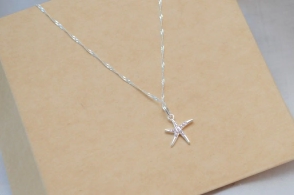 CA0010 Cadena 45 + estrella transparente