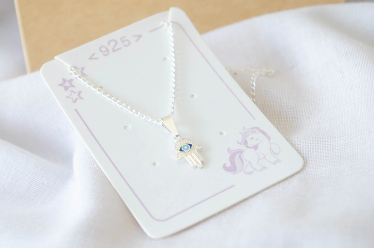 L-CA0368 Cadena 40cm+mano de F�tima