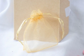BOLSA ORGANZA 7X9 CM ORO